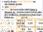 Materiały na lekcję New English Adventure 3 unit 5 - MY DAY, czynności codzienne, określanie godzin, What time is it - telling the time