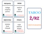 Taboo ortograficzne z Ż/RZ