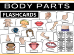 BODY PARTS - FLASHCARDS