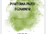 Czółko powtórka przed egzaminem