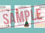 CHRISTMAS MEGA PACK – zestaw gier, kart pracy i aktywności świątecznych dla klas 1–3 | Christmas Worksheets (wykreślanki, kodowanie, krzyżówka, kolorowanki, gry typu memory, domino, Ja mam... Kto ma...i WIĘCEJ!)