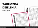 Tabliczka dzielenia. Sudoku. Matematyka. Klasa 3. Klasa 4. Szkoła podstawowa