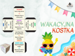 DARMOWA WAKACYJNA KOSTKA z zadaniami - gotowa do druku i zabawy