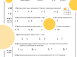 Sprawdzian - ułamki zwykłe. Klasa 4