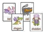 Karty Obrazkowe Halloween Flashcards