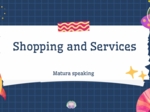 🛍️ Speaking Practice – Shopping and Services (Matura Speaking Pack) 💬 (materiał konwersacyjny, poziom B1/B2, 23 strony)matura ustna, zakupy, usługi, reklama, konwersacje po angielsku, angielski B1 B2, pytania maturalne, speaking matura, symulacje egzamin