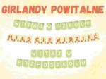 Girlandy powitalne "WITAJ W..."