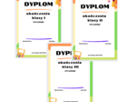 Dyplom ukończenia klasy I II III - wersja 1
