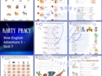 New English Adventure 3 – Unit 7: Lions eat meat – Karty pracy dla klasy 3