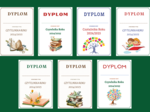 DYPLOM za czytelnictwo - dyplomy - CZYTELNIK ROKU - biblioteka - 14 wersji - zakończenie roku szkolnego