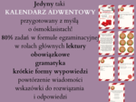 Kalendarz adwentowy dla uczniów klas 7-8 (zadania do E8 z języka polskiego)