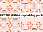 Fat Thursday speaking pack - Tłusty Czwartek mówienie, j. angielski