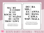 Dzień babci i dziadka - wklejki do kartki