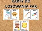KARTY DO LOSOWANIA PAR