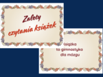 ZALETY CZYTANIA KSIĄŻEK – gazetka – biblioteka – język polski – 14 stron – wersja 4