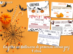 Gazetka na Halloween do pracowni chemicznej