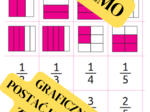 MEMO - graficzna reprezentacja ułamków zwykłych.