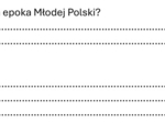 Wstęp do Młodej Polski - szybka kartkówka
