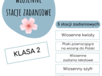 WIOSENNE STACJE ZADANIOWE dla 2 klasy