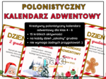 🎄 Polonistyczny kalendarz adwentowy 2025 dla klas 4–6 🎄
