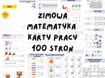 Zimowa Matematyka- 100 kart pracy
