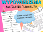 WYPOWIEDZENIA na egzaminie ósmoklasisty