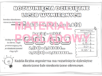 Rozwinięcia dziesiętne liczb wymiernych (ułamki okresowe) - notatka + karta pracy klasy 6, 7, 8