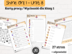 Materiały do Shine On! 1 Unit 8 – Feeling Good - karty pracy - wklejki/wycinanki