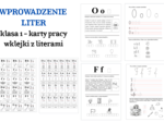 WPROWADZENIE LITER klasa 1 - karty pracy (pdf)