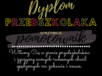Dyplom przedszkolaka