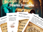 Piracki Escape Room (klasa 1-2), dodawanie, odejmowanie, łamigłówki, szyfr, koniec roku, początek roku, powrót do szkoły