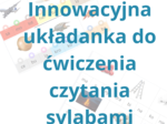Układanka do czytania sylabowego - autorskie rozwiązanie kontroli błędu