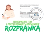 Redagowanie tezy i porządkowanie argumentów- ćwiczenie 1  (Kamienie na szaniec)