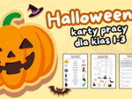 Słówka na HALLOWEEN - Karty pracy z angielskiego dla klas 1-3 (wykreślanki, kodowanie, krzyżówka, kolorowanki i WIĘCEJ!)