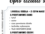 Opis dzieła sztuki -Zestaw