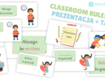 CLASSROOM RULES PDF PREZENTACJA + TASK
