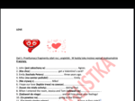 Walentynki - Valentine's Day - egzamin ósmoklasisty - tłumaczenie fragmentów i budowanie zdań z podanych elementów