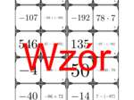 Domino - Arytmetyka liczb całkowitych | matematyka