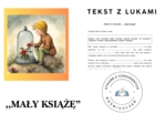TEKST Z LUKAMI — „Mały Książę”
