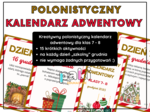 🎄 Polonistyczny kalendarz adwentowy 2025 dla klas 7-8 🎄
