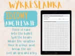 Wykreślanka - Najpopularniejsze Angielskie Idiomy poziom A2 – PDF do druku + Klucz Odpowiedzi