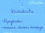 Matematyczne Domino: Pole Prostokąta, Kwadratu i Ułamki Dziesiętne – Edukacyjne Domino dla Klasy 5,6