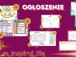 Ogłoszenie w kl. IV-VIII- karty pracy, scenariusz lekcji