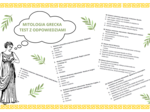 Mitologia grecka - sprawdzian, test