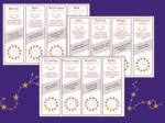 ⭐ Książkowy horoskop – motywacyjne zakładki dla uczniów ⭐- andrzejki – biblioteka – zajęcia z wychowawcą – świetlica – wersja 3