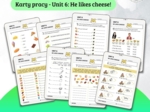 New English Adventure 2 – Unit 6: He likes cheese! – Karty pracy dla klasy 2
