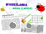 Wykreślanka – WIOSNA w dwóch wersjach