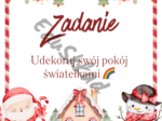🎅 Kalendarz Adwentowy z Zadaniami – zestaw 54 kart dla dzieci
