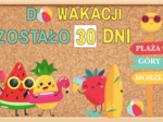 "Odliczamy do Wakacji – Dzień po Dniu!" Kolorowa gazetka, która każdego dnia przypomina dzieciom, ile jeszcze zostało do wakacji! 🎒☀️ Zestaw zawiera aż 68 stron do druku – cyfry do codziennej zmiany, wakacyjne dekoracje i urocze ilustracje owoców, słońca