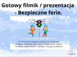 Bezpieczne ferie - gotowy film - lodowisko, zabawy na śniegu, kulig